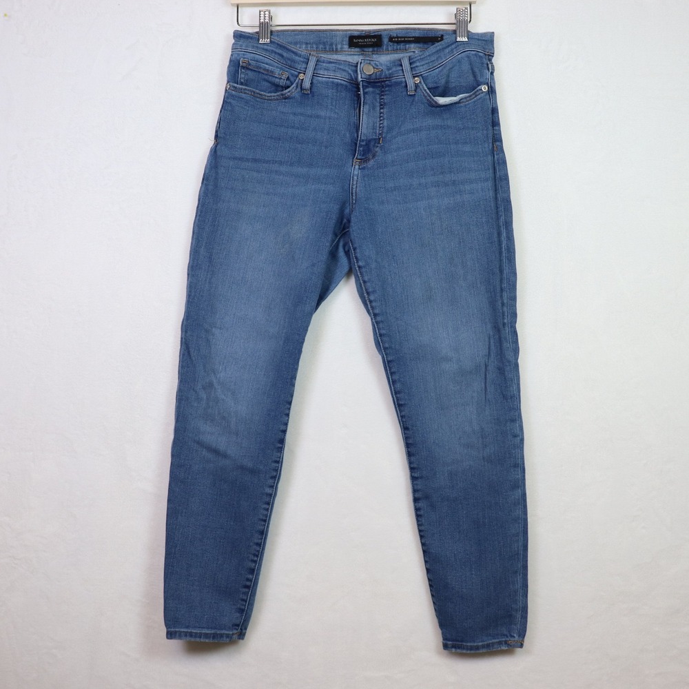 BANANA REPUBLIC Blue Mid Rise Skinny Premium Denim Jeans 29